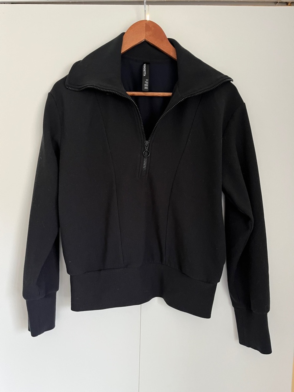 Mondetta Black Half-Zip Sweater
